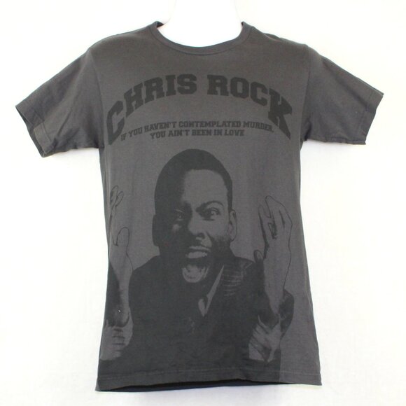 Rare Vintage Chris Rock Stand Up Comedy Murder Love T-Shirt Mens Small - Picture 1 of 6